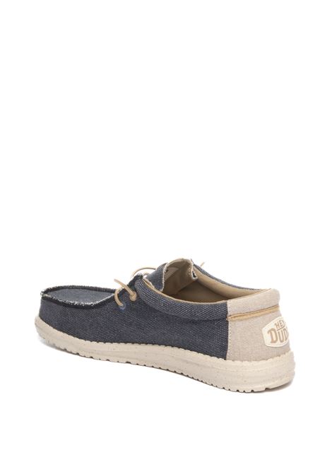 Navy wally sneaker HEY DUDE | 40952WALLY COASTLINE-410